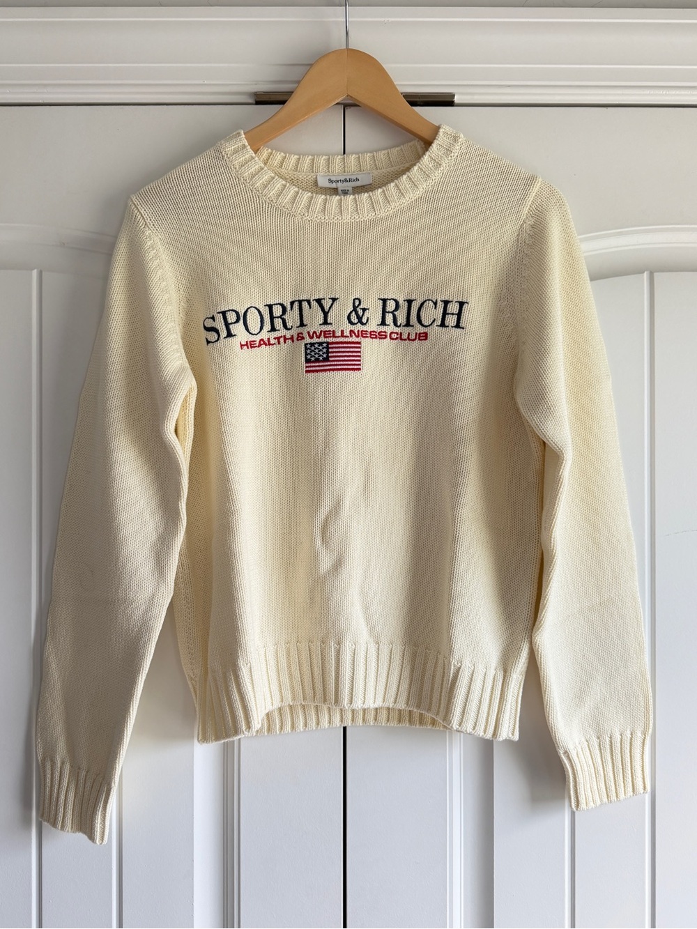 Sporty & Rich Nautical Knitted Sweater NWT